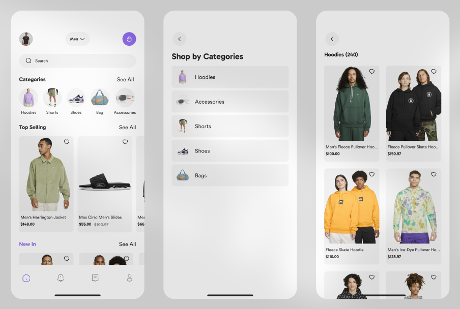 Clothing Ecommerce - App Móvil